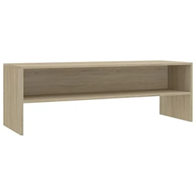 Abbildung von vidaXL TV Schrank Lowboard Couchtisch Fernsehschrank Fernsehtisch Sofatisch Tisch Möbel Board Sideboard Sonoma Eiche 120x40x40cm Holzwerkstoff