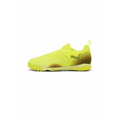 Abbildung von PUMA Jugendliche Future 8 Match TT +Mid Fußballschuhe ohne Schnürung 37, Yellow Alert Black Sun Struck Pink