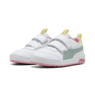 Abbildung von Puma Multiflex 2 Colour Sneakers Kinder Schuhe Mit Colorful White/Light Moss Größe: 28