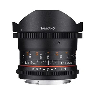 Abbildung von SAMYANG 7696 14008T3.1F T3.1 Cine UMC FISH EYE II Objektiv für Anschluss Fuji X (8mm)