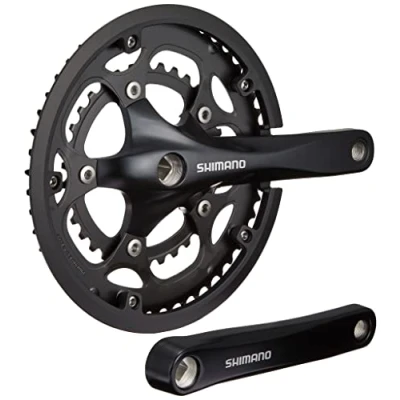Abbildung von Shimano Unisex Erwachsene FC RS200 Kettenradgarnitur, Schwarz, Einheitsgröße