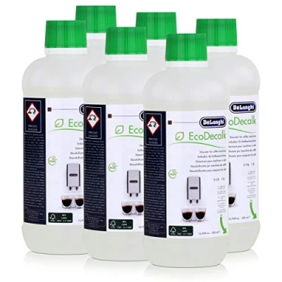Abbildung von 6er Pack DeLonghi Entkalker EcoDecalk für Kaffevollautomaten DLSC500 / 8004399329492 500ml