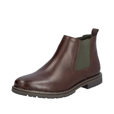 Abbildung von Rieker Schnürstiefelette, Herren, Größe: 46, Braun Schuhe