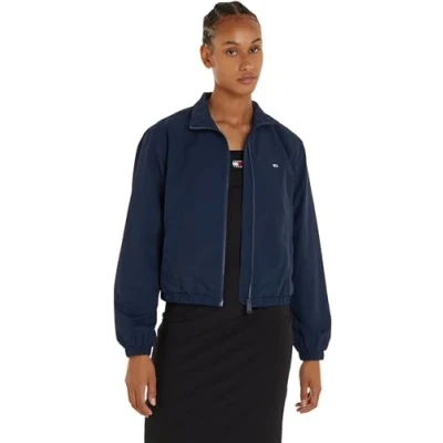 Abbildung von Tommy Jeans Essential Übergangsjacke, Damen, Größe: 42, Marine (52)