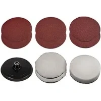 Abbildung von Einhell Poliermaschine Polier und Schleifpapier Set 150 mm