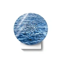 Abbildung von Dekoobjekt Oceanbox Wellen blau (1 St)
