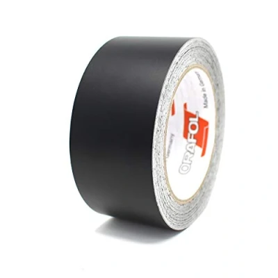 Abbildung von Finest Folia 10 Meter (1,39/Meter) Matt Zierstreifen Auto Motorrad Boot Modellbau Basteln DIY Deko Dekorstreifen Seitenstreifen Klebestreife (Schwarz Matt, 30mm Breite)