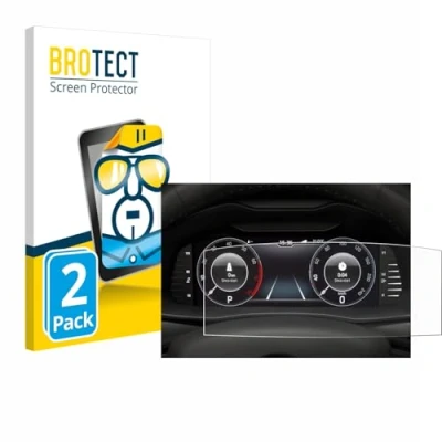Abbildung von BROTECT (2 Stück Schutzfolie für Skoda Virtual Cockpit 10.25&quot; Displayschutz Folie Ultra Klar
