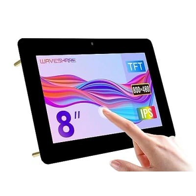 Abbildung von Waveshare 8inch Capacitive Touch Display Compatible with Raspberry Pi 4B/3B+/3A+/3B/2B/B+/A+, CM3/3+/4 and VisionFive2 Core3566, 800x480 Resolution DSI Interface LCD