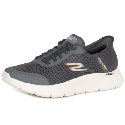 Abbildung von Skechers Herren Go Walk Flex Up Hands Free Slip ins Sneaker, GRAU, 48.5 EU Weit