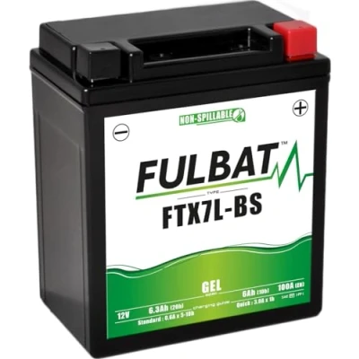 Abbildung von FULBAT Motorradbatterie FTX7L BS / YTX7L 12 V 6,3 Ah 100 A