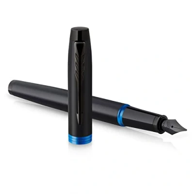 Abbildung von Parker IM Black With Blue Vibrant Ring BT FP M