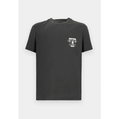 Abbildung von Tommy Jeans Graphic TEE Tshirt print, Herren, Größe: 46, Black