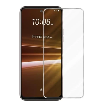 Abbildung von Cadorabo Panzer Schutz Glas für HTC U23 PRO Schutzfolie in Ultra Klar Hüllen freundlich Gehärtetes (Tempered) Dipslayschutz Folie 9H Härte Anti Kratzer