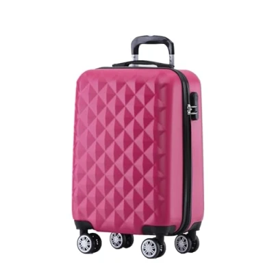 Abbildung von BEIBYE Zwillingsrollen 2066 Hartschale Trolley Koffer Reisekoffer Gepäck M L XL Set (Peach, M)
