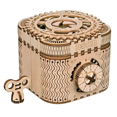 Abbildung von ROKR 3D Puzzle Treasure Box, 158 Puzzleteile