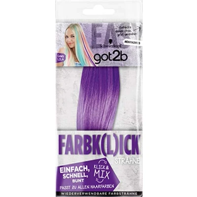Abbildung von got2b Farbk(l)ick Crazy Lila Clip in, 1er Pack (1 x 1 Stück)