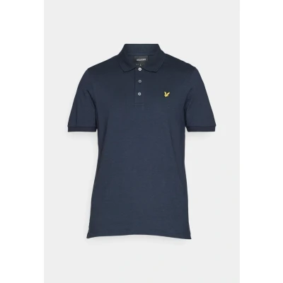 Abbildung von Lyle &amp; Scott SLUB Shirt Poloshirt, Herren, Größe: Medium, Dark navy