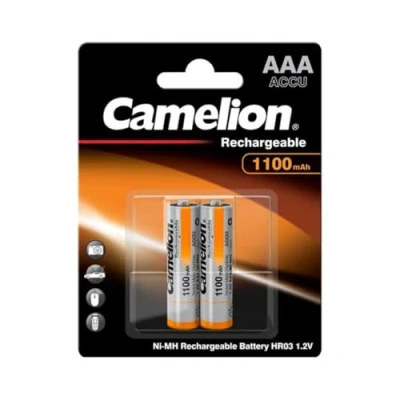 Abbildung von Micro Akku CAMELION 1,2 V, 1100 mAh, Typ AAA, NiMH, 2er Blister