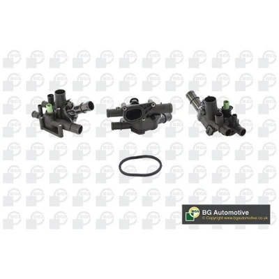Abbildung von BGA CT5558 Kühlwasserthermostat 105C mit Dichtungen Gehäuse AUDI: A3 Schrägheck, Sportback