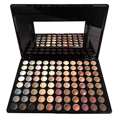 Abbildung von FantasyDay Profi Lidschatten Palette Make Up Kosmetik Makeup Kit 88 Farben Hochpigmentierte Warme Natürliche Matt Schimmer Glitzer Schminke Augenschatten Eyeshadow
