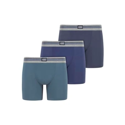 Abbildung von Jockey LONG LEG Trunk 3 PACK Panties, Herren, Größe: Medium, Blue mix
