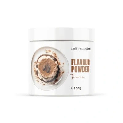Abbildung von Geschmackspulver Tiramisu vegan kalorienreduziertes Aroma Flavour Pulver Premium Flavor Powder Zero 200g better nutrition