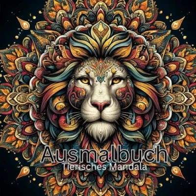 Abbildung von Tierisches Mandala Ausmalbuch: Das perfekte Geschenk Für Mädchen, Jungen, Teenager und Erwachsene. 40 schöne Motive. Stressabbau, Entspannung, Kreativität