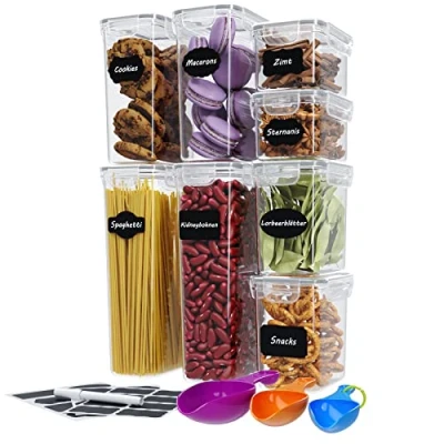 Abbildung von Wellgro Vorratsdose Vorratsdosen Set, (8 tlg)