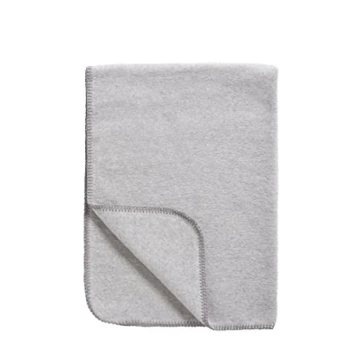 Abbildung von Meyco Baby Babydecke groß Uni Grey Melange 100x150cm Einzelpackung