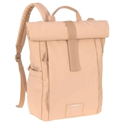 Abbildung von LÄSSIG Wickelrucksack Green Label, Rolltop Up, peach rose, vegan, zum Teil aus recyceltem Material