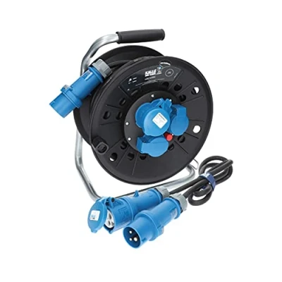Abbildung von Kalle DAS KABEL Campingkabeltrommel CEE 230V 16A 2,5mm² IP44 25 Meter Kabeltrommel (Kabellänge 2500 m)