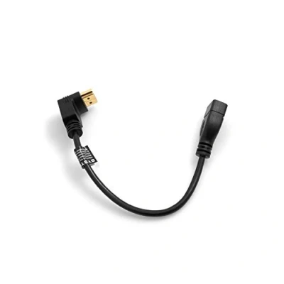 Abbildung von SYSTEM S HDMI Kabel Stecker Aufwärts Winkel Winkelstecker 90 Gewinkelt zu Eingang Buchse 22 cm