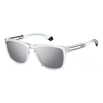 Abbildung von Polaroid Unisex Sonnenbrille, Größe: 57, Crystal