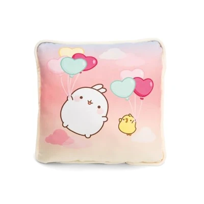 Abbildung von Nici Plüschanhänger Kissen Molang bunt 30 x cm
