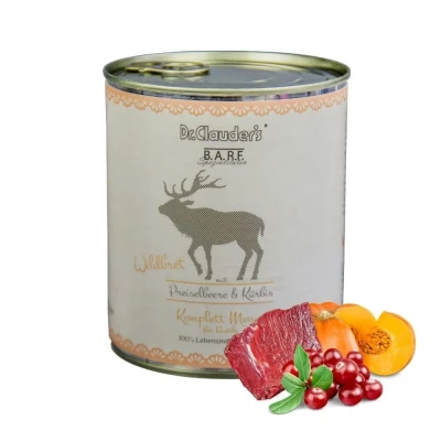 Abbildung von Dr.Clauder ́s B.A.R.F. Komplett Menue Wildbret 800g