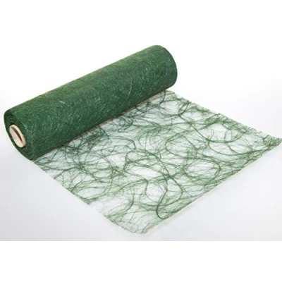 Abbildung von Unbekannt 25 m x 30 cm Sizoweb® Vlies Original Tischband Tischläufer dunkelgrün grün tannengrün für Weihnachten, Hochzeit