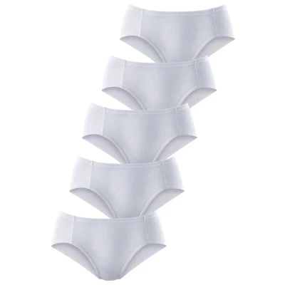Abbildung von Lascana JAZZ 5 PACK Slip, Damen, Größe: 42, Weiß
