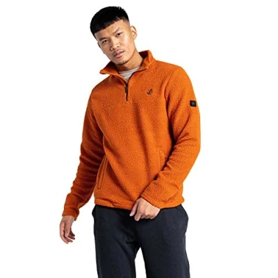 Abbildung von Dare 2b On Watch Herren Borg Fleece Stehkragen &amp; 1/4 Reißverschluss 2 Reißverschlusstaschen für Trekking , Wander und Walking Fleecejacke