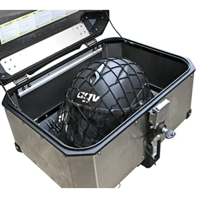 Abbildung von TrunkExpert GIVI Trekker Outback 58 l Kofferraumnetz Topcase Motorrad Netz Motorradkoffer Gepäcknetz Kofferraum Netztasche Schwarz
