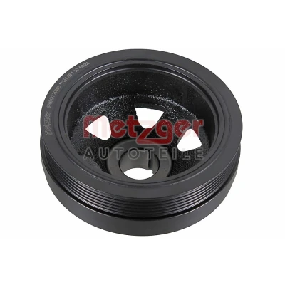 Abbildung von METZGER 6400137 Kurbelwellenriemenscheibe 6PK 157mm 5 ohne Schraube MERCEDES BENZ: E Klasse T modell, Limousine, S Limousine