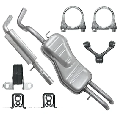 Abbildung von Schaldampferset Auspuff für Seat Toledo 2 II Octavia 1 I VW Bo ra Golf 4 IV 1.8 2.3 2.0