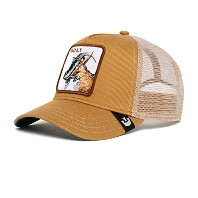 Abbildung von Goorin Bros. Unisex Erwachsene The Farm Original Adjustable Snapback Trucker Hat Baseballkappe, Khaki, Einheitsgröße