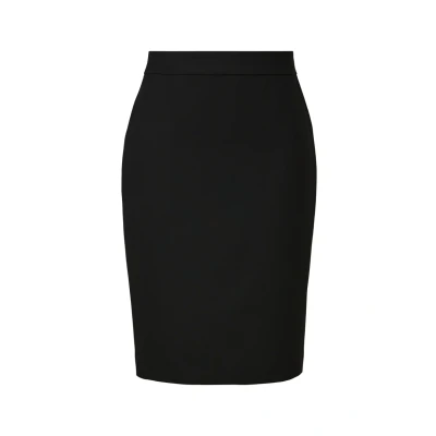 Abbildung von s.Oliver Black Label Kurzer AUS MIX Bleistiftrock, Damen, Größe: 42, Schwarz