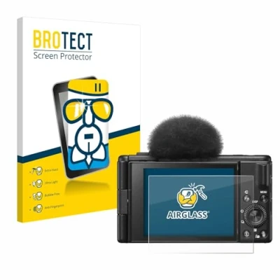 Abbildung von BROTECT Schutzglas für Sony ZV 1F Schutzfolie Panzer Folie Glas [Extrem Kratzfest 9H, Anti Fingerprint, Ultra Transparent]