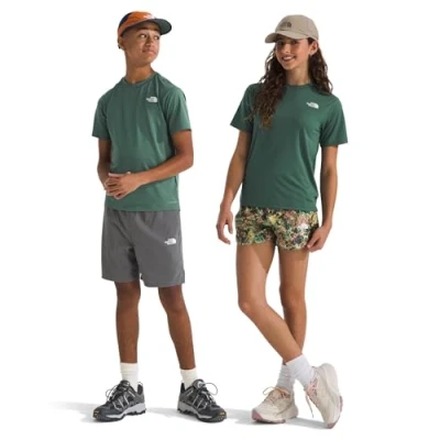 Abbildung von The North Face Tshirt print für Kinder, Größe: Small, Duck green