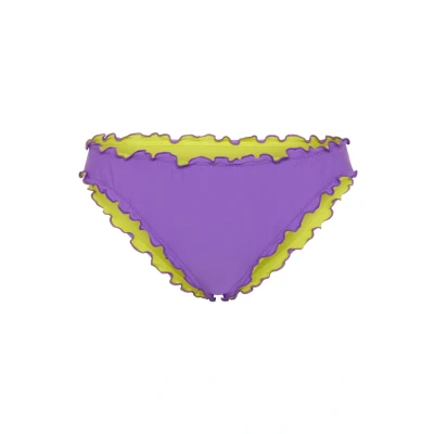 Abbildung von Chiemsee MIX Match Unifarben MIT RÜSCHENDETAILS Bikinihose, Damen, Größe: 38, dewbery
