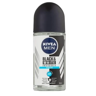 Abbildung von 6x NIVEA Men &quot;Invisible Black &amp; White Fresh&quot; Deo Roll on 50ml