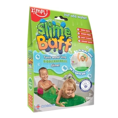 Abbildung von Zimpli Kids Slime Baff Schleimpulver für die Badewanne, 150 g, Grün
