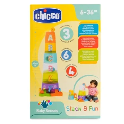 Abbildung von Chicco 2 In 1 Stapelbecher Und Kugelbahn Mehrfarbig